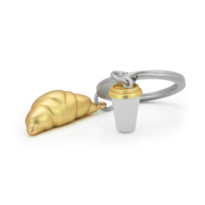 Ключодържател Metalmorphose, Croissant & Coffee Cup