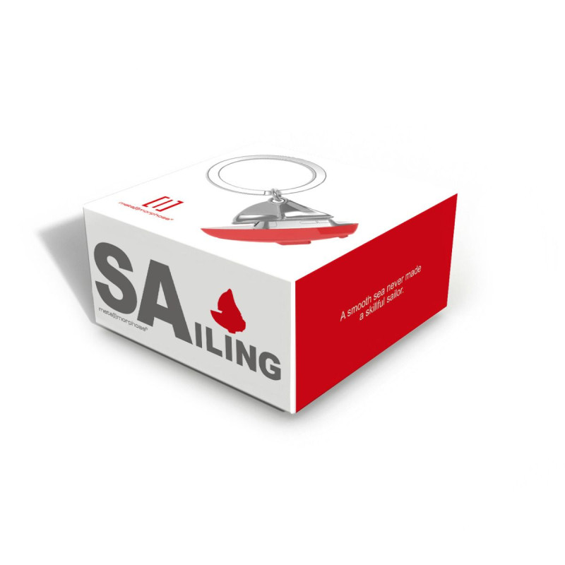 Ключодържател Metalmorphose Sailing boat - Red