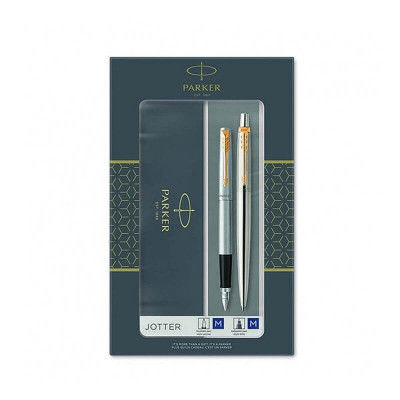 Комплект писалка и химикалка Parker Jotter Stainless Steel GT 2093257 Комплект писалка и химикалка Parker Jotter Stainless Steel GT 2093257