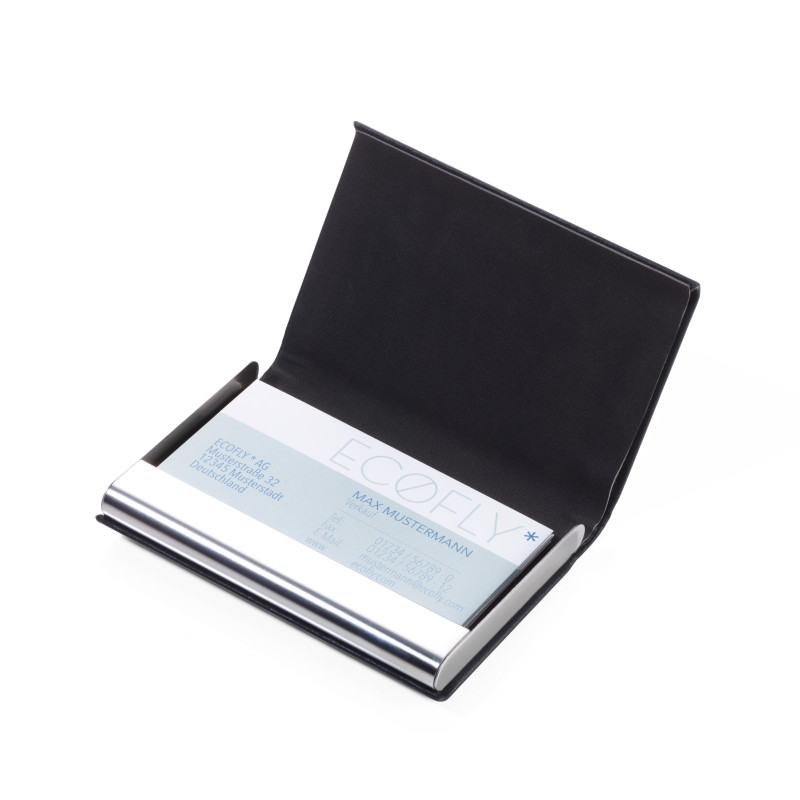 Калъф за кредитни карти с RFID защита Troika Marble Safe, черен CCC07/BK