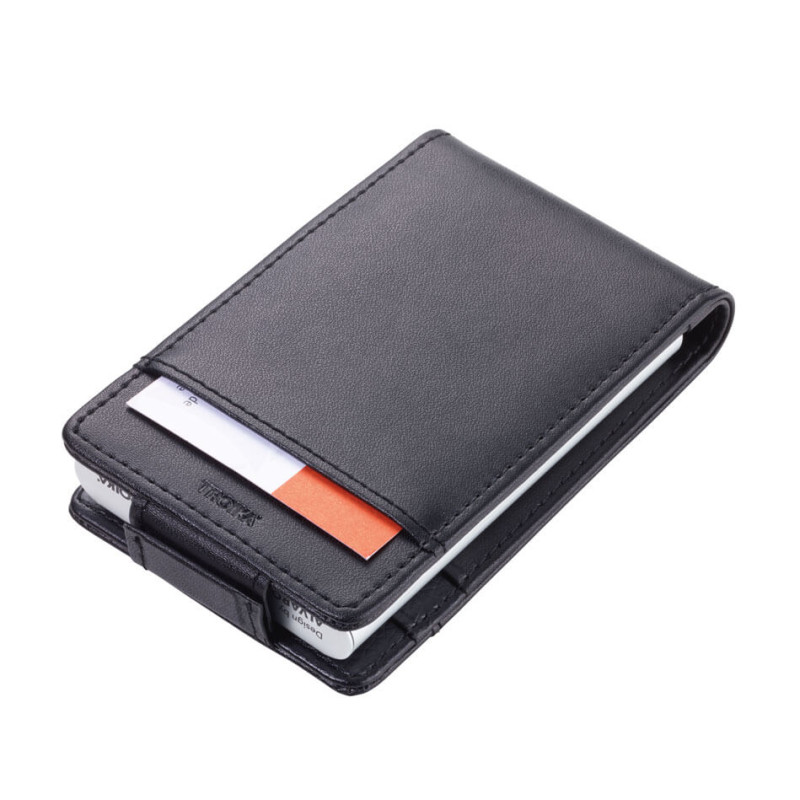 Калъф за кредитни карти Troika Black & Silver CCC83/BK