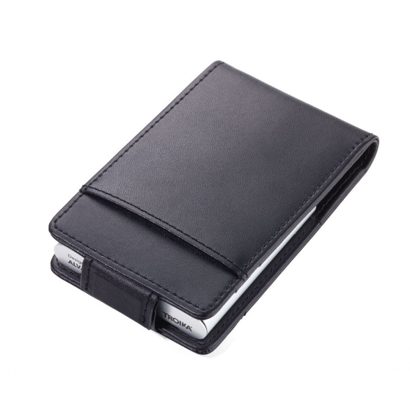 Калъф за кредитни карти Troika Black & Silver CCC83/BK