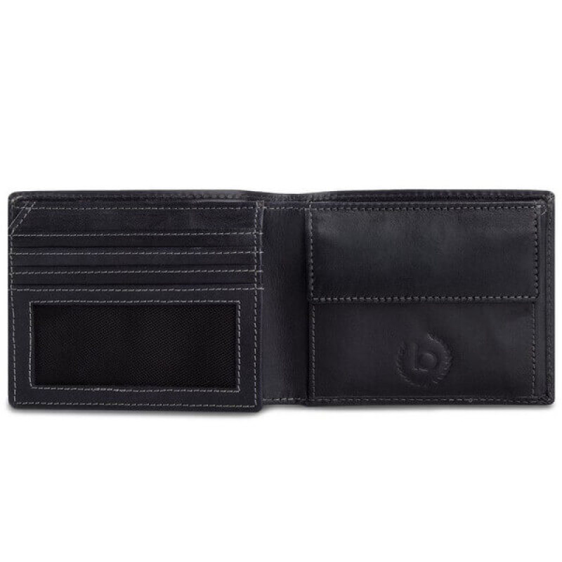 Кожен портфейл Bugatti domus rfid сив Кожен портфейл Bugatti domus rfid сив