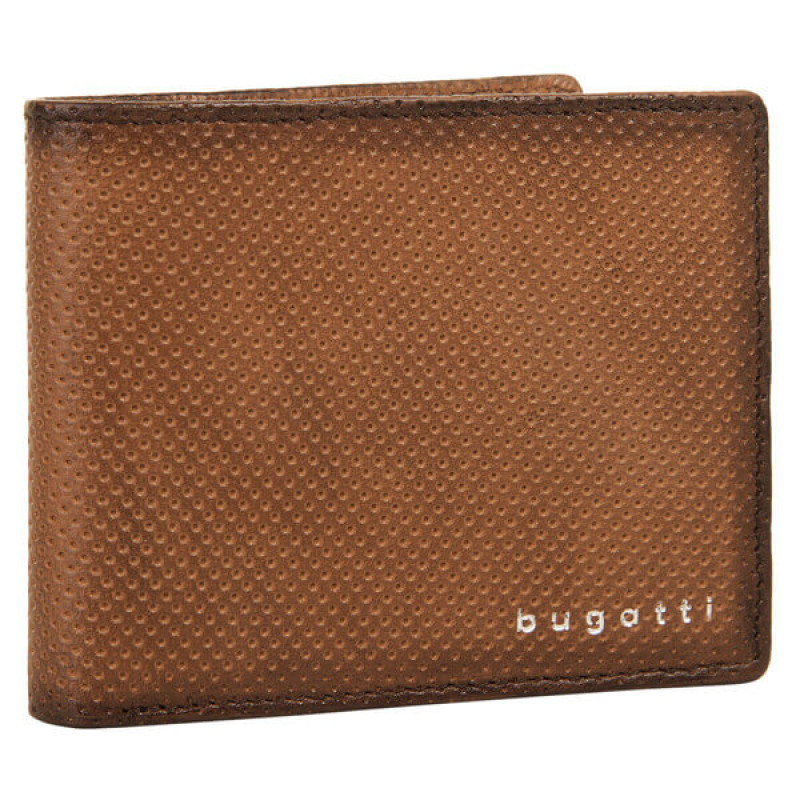 Кожен портфейл Bugatti perfo 6cc кафяв Кожен портфейл Bugatti perfo 6cc кафяв