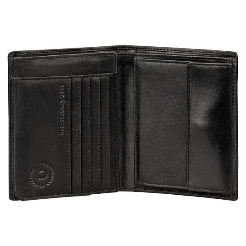 Кожен портфейл Bugatti roMano rfid 10cc черен Кожен портфейл Bugatti roMano rfid 10cc черен