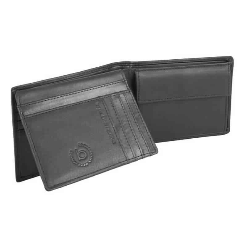 Кожен портфейл Bugatti roMano rfid 8cc черен Кожен портфейл Bugatti roMano rfid 8cc черен