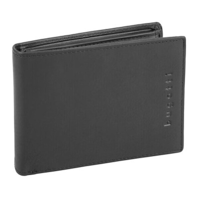 Кожен портфейл Bugatti roMano rfid 8cc  черен