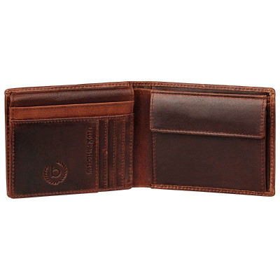 Кожен портфейл Bugatti roMano rfid 8cc кафяв Кожен портфейл Bugatti roMano rfid 8cc кафяв