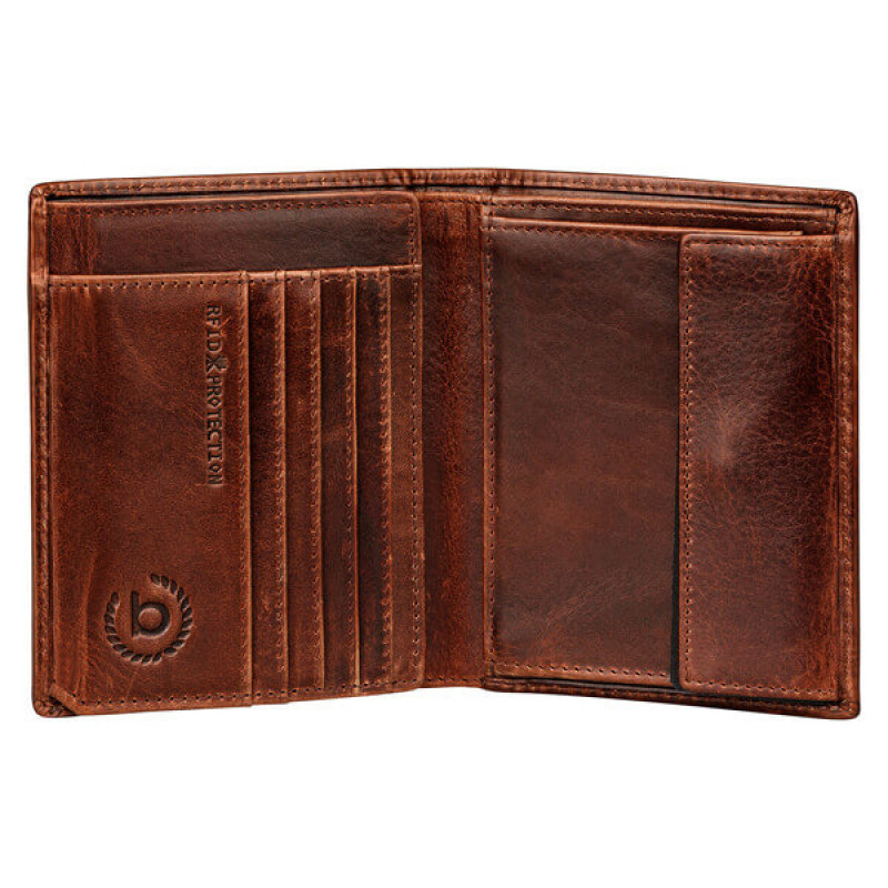 Кожен портфейл Bugatti roMano rfid 10cc кафяв Кожен портфейл Bugatti roMano rfid 10cc кафяв