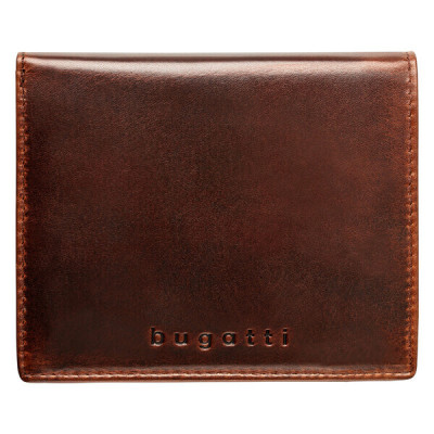 Кожен портфейл Bugatti roMano rfid 10cc кафяв