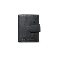 Кожен калъф за кредитни карти Bugatti smart deluxe rfid черен