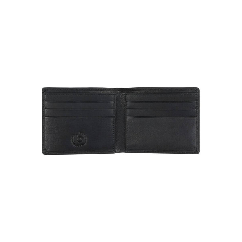Кожен портфейл Bugatti woven черен Кожен портфейл Bugatti woven черен