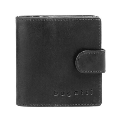 Кожен портфейл Bugatti roMano rfid-magic черен