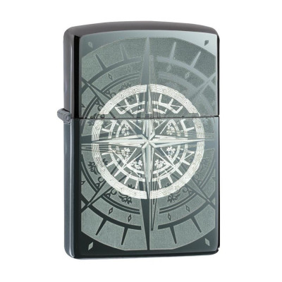 Запалка Zippo 29232 Black Ice Compass