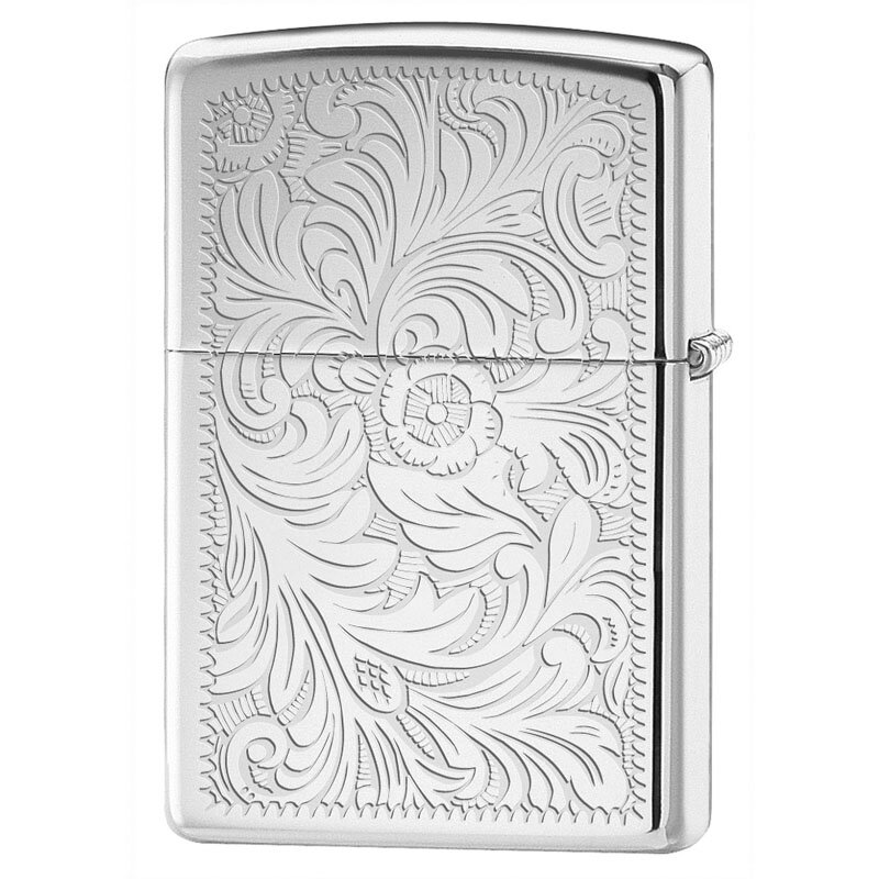 Запалка Zippo 352  Venetian Polished Chrome