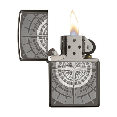 Запалка Zippo 29232 Black Ice Compass