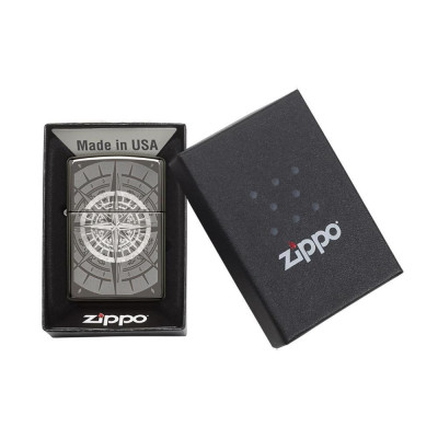 Запалка Zippo 29232 Black Ice Compass