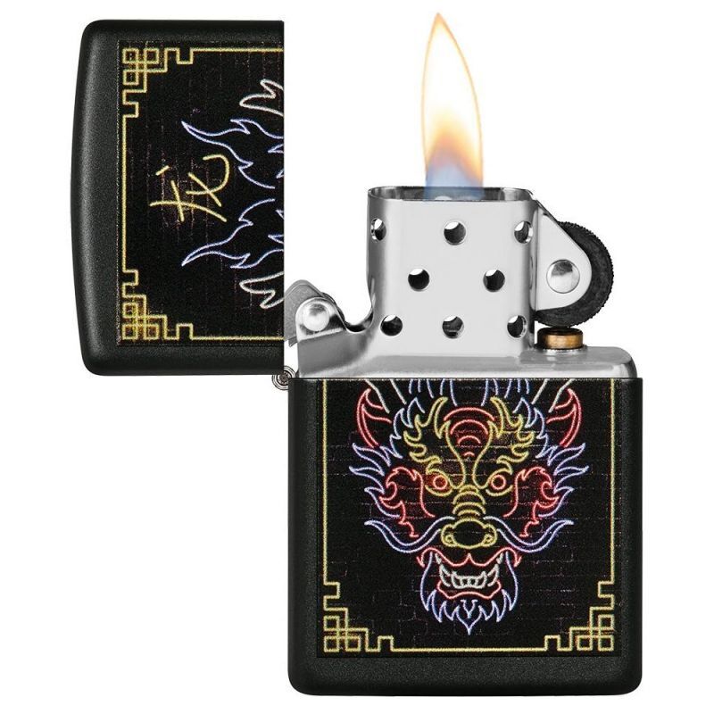 Запалка Zippo Neon Dragon Design