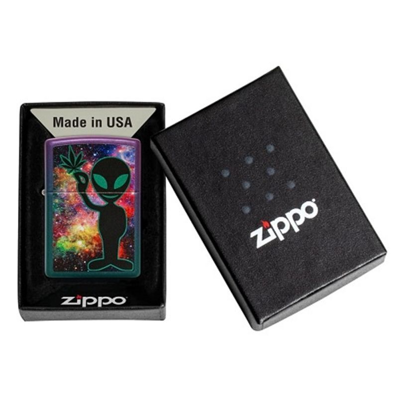 Запалка Zippo Green Alien