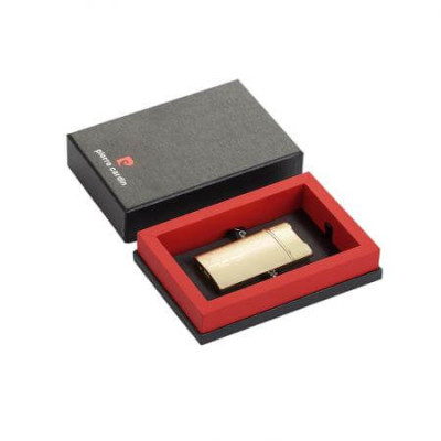 Pierre Cardin MF008G Позлатена електрическа запалка с USB зареждане