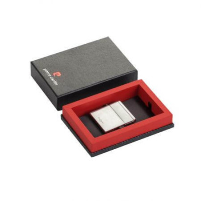 Pierre Cardin MF013S Сребърна електрическа запалка с USB зареждане