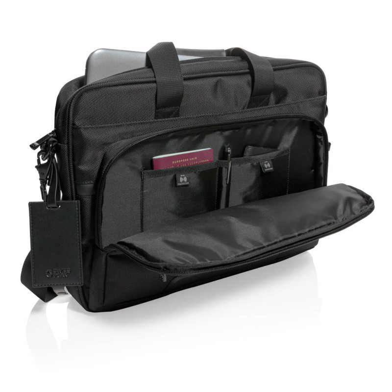 Swiss Peak RPET Voyager RFID 15.6" Чанта за лаптоп Swiss Peak P732.071 Swiss Peak RPET Voyager RFID 15.6 Чанта за лаптоп Swiss Peak P732.071
