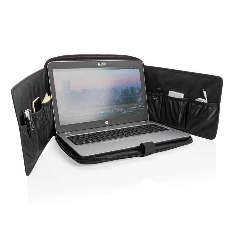 Swiss Peak vegan leather laptop sleeve workstation PVC free Swiss Peak P788.001 Swiss Peak vegan leather laptop sleeve workstation PVC free Swiss Peak P788.001