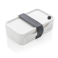 Кутия за обяд в комплект с вилица XD Design P269.593, бяла 1.2л