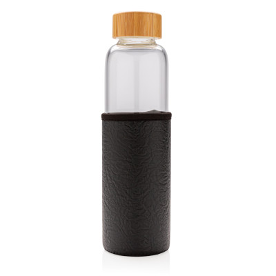 Glass bottle with textured PU sleeve XD Design P436.291
