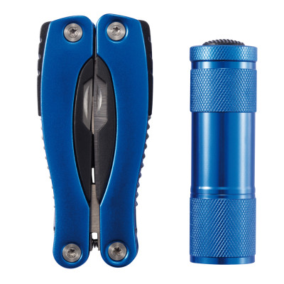 Мултитул в комплект с фенер XD Design P238.085, син Мултитул в комплект с фенер XD Design P238.085, син