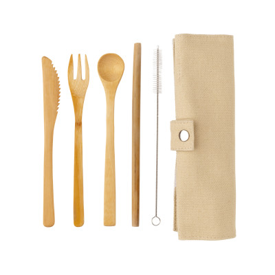 Дървени прибори за многократна употреба от бамбук XD Design P269.539 Дървени прибори за многократна употреба от бамбук XD Design P269.539