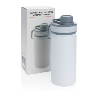 Vacuum stainless steel bottle with sports lid 550ml XD Design P436.193 Vacuum stainless steel bottle with sports lid 550ml XD Design P436.193