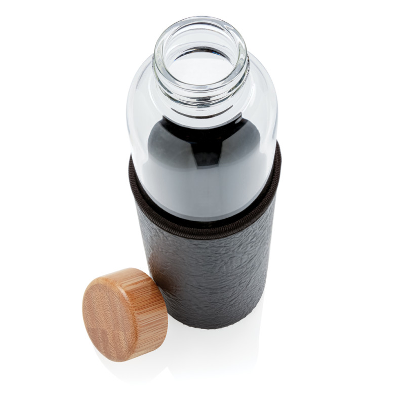Glass bottle with textured PU sleeve XD Design P436.291