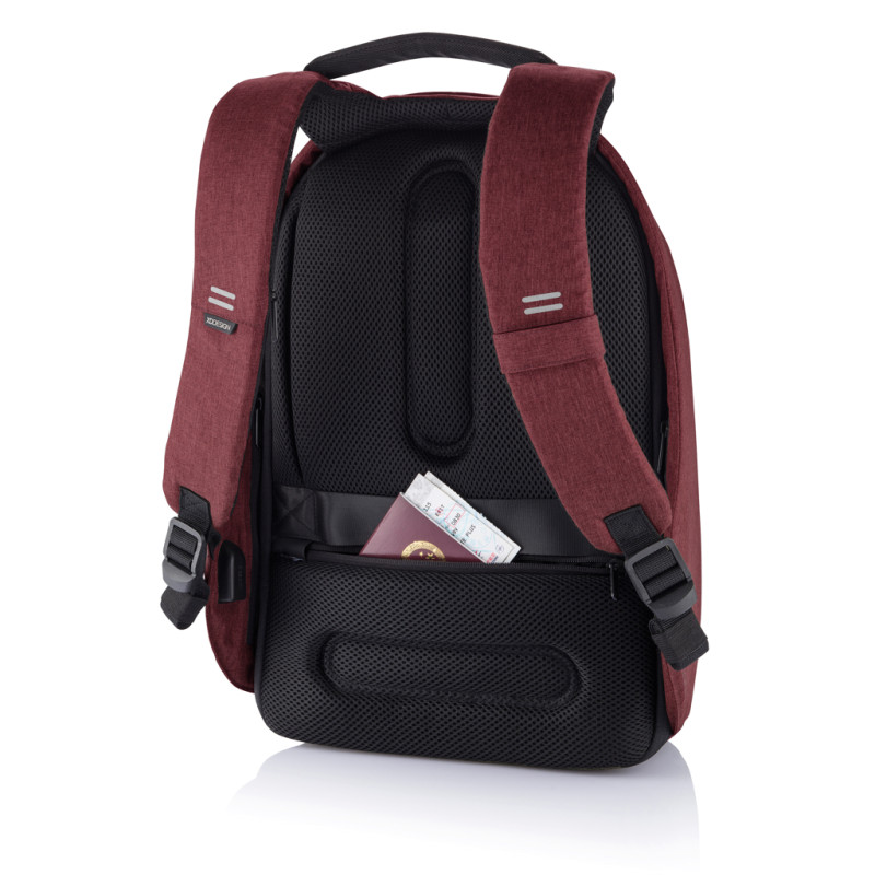 Раница против кражба и лаптоп 15.6 Bobby Hero Regular P705.294, червена