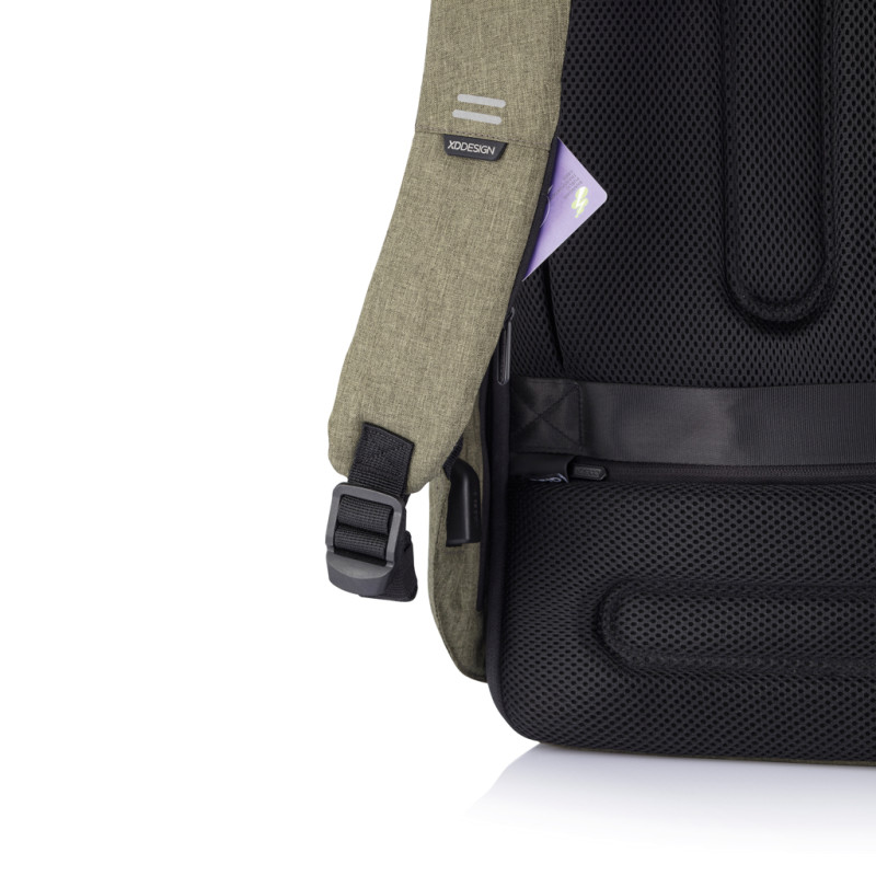 Bobby Hero Small Раница против кражба и лаптоп 14 XD Design P705.707, зелена