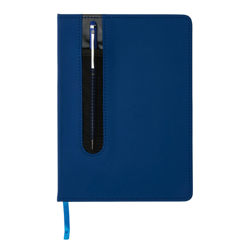 Standard hardcover PU A5 notebook with stylus pen XD Design P773.315 Standard hardcover PU A5 notebook with stylus pen XD Design P773.315