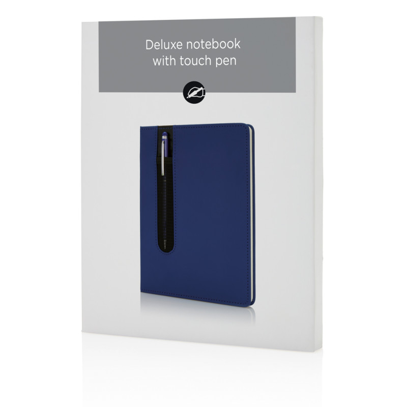 Standard hardcover PU A5 notebook with stylus pen XD Design P773.315 Standard hardcover PU A5 notebook with stylus pen XD Design P773.315