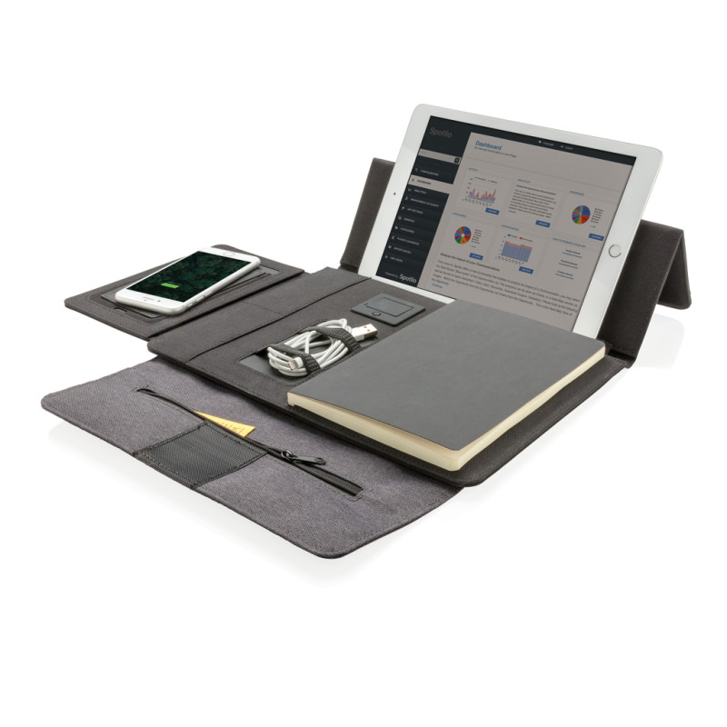 Kyoto 10 tablet portfolio with wireless charging XD Xclusive P773.981