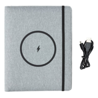 Air 5W wireless charging notebook with 5000mAh powerbank XD Xclusive P774.052