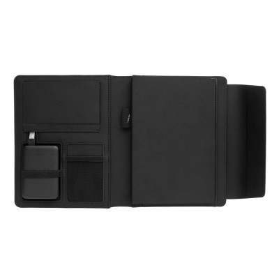 Fiko wireless charging A5 portfolio with powerbank XD Xclusive P774.081