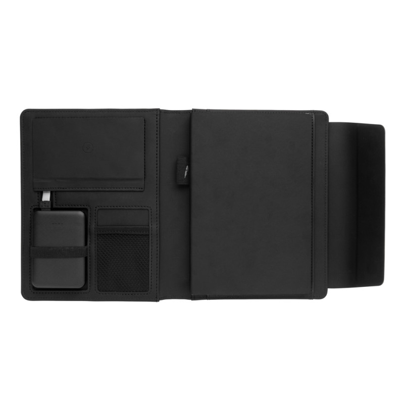 Fiko wireless charging A5 portfolio with powerbank XD Xclusive P774.081