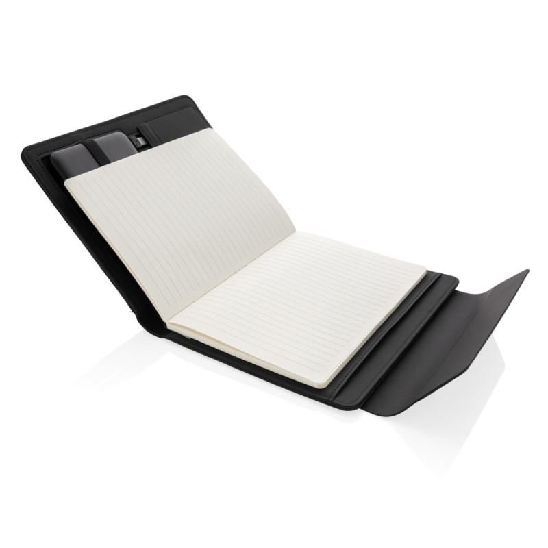 Fiko wireless charging A5 portfolio with powerbank XD Xclusive P774.081