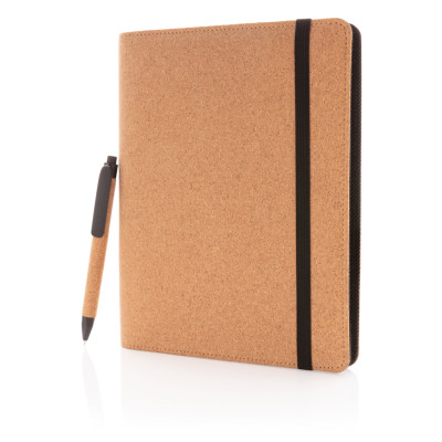Deluxe cork portfolio A5 with pen XD Design P774.121