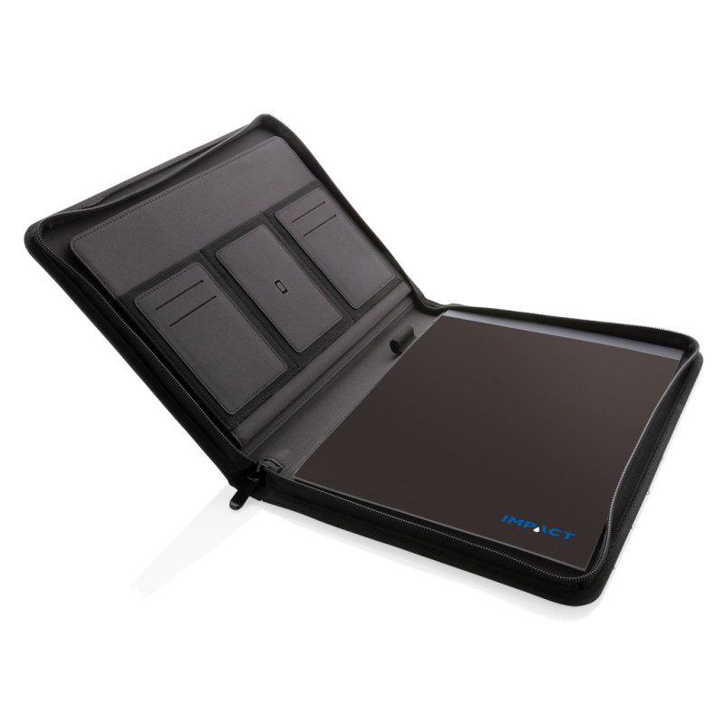 Impact AWARE RPET A4 portfolio with zipper XD Xclusive P774.161