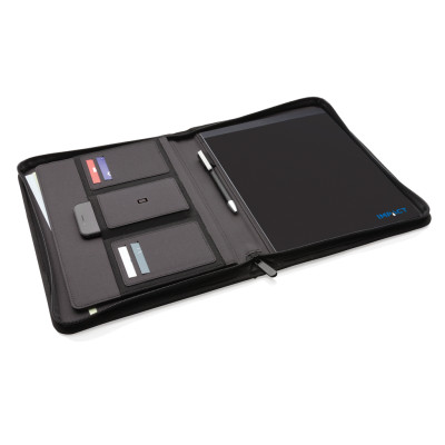 Impact AWARE RPET A4 portfolio with zipper XD Xclusive P774.161