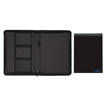 Impact AWARE RPET A4 portfolio with zipper XD Xclusive P774.161