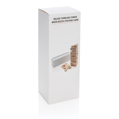 Deluxe tumbling tower wood block stacking game XD Design P940.083