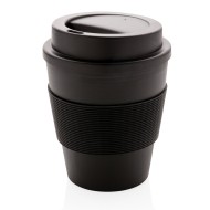 Чаша за кафе за многократна употреба с капак 350мл XD Design P432.681, черна