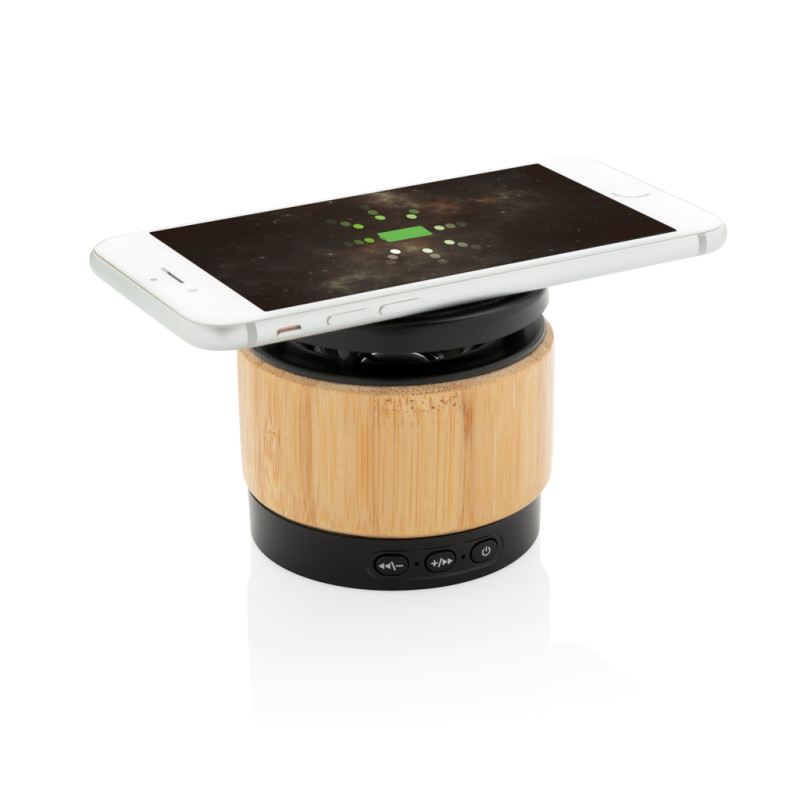Bamboo wireless charger speaker XD Design P329.179