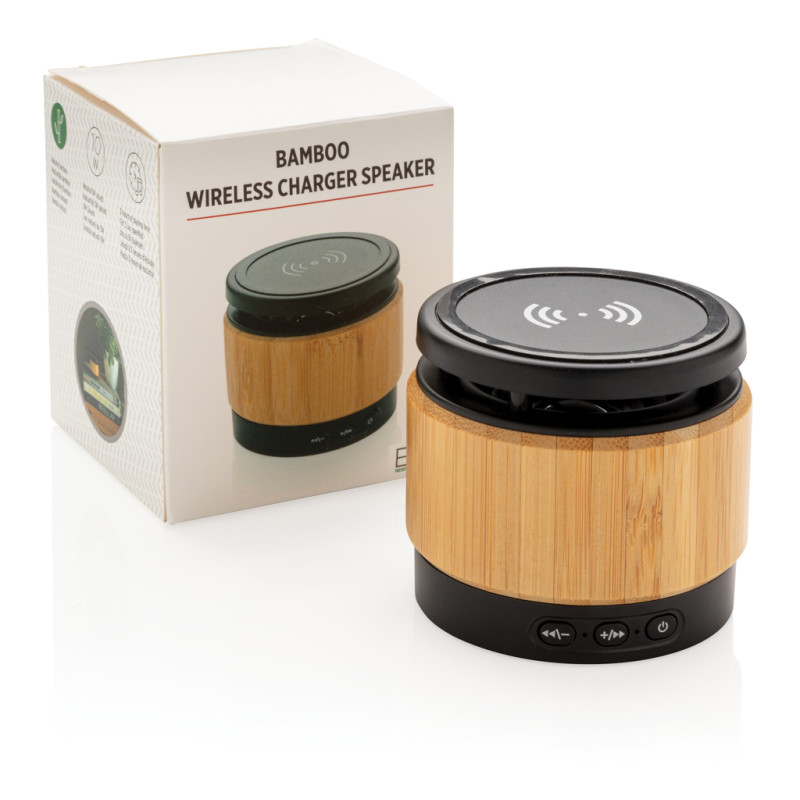Bamboo wireless charger speaker XD Design P329.179